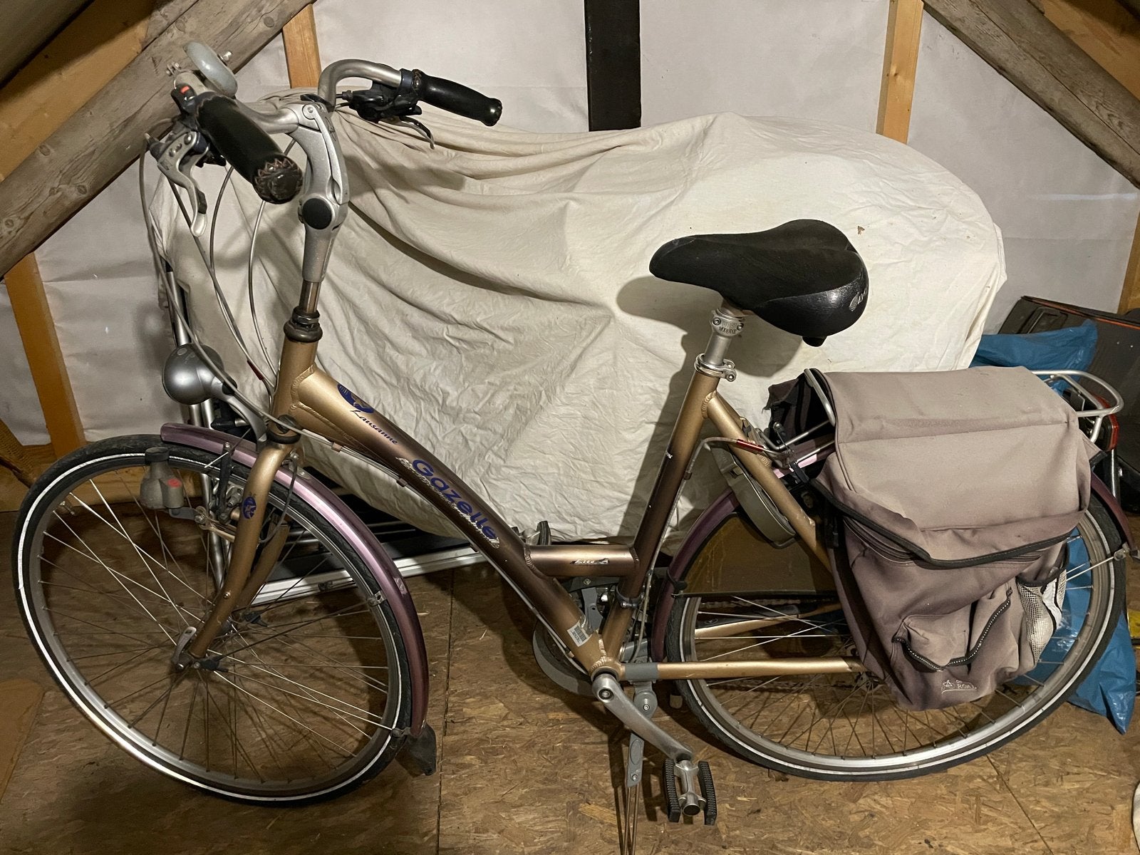 Gazelle Lausanne damesfiets - Framemaat 54, Fietsen en Brommers, Velgrem, Versnellingen, Ophalen of Verzenden, Gazelle
