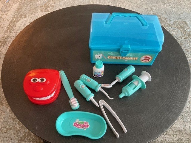 Tandartskoffer Speelgoed - Compleet, Ophalen of Verzenden, Zo goed als nieuw, Ontdekken