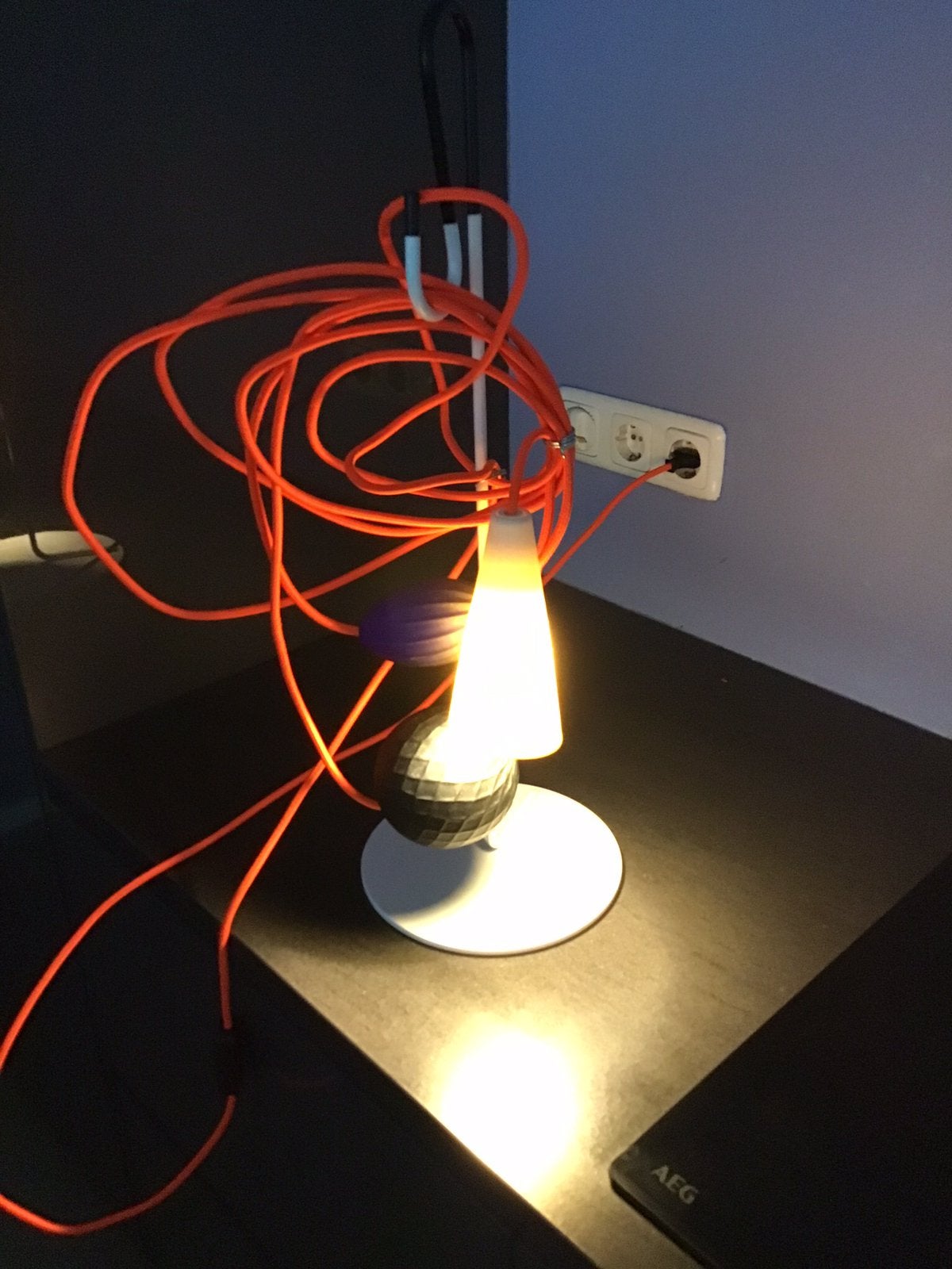 Foscarini Koh-i-Door, Huis en Inrichting, Lampen | Tafellampen, Ophalen, Overige materialen, Met schakelaar, 60 cm