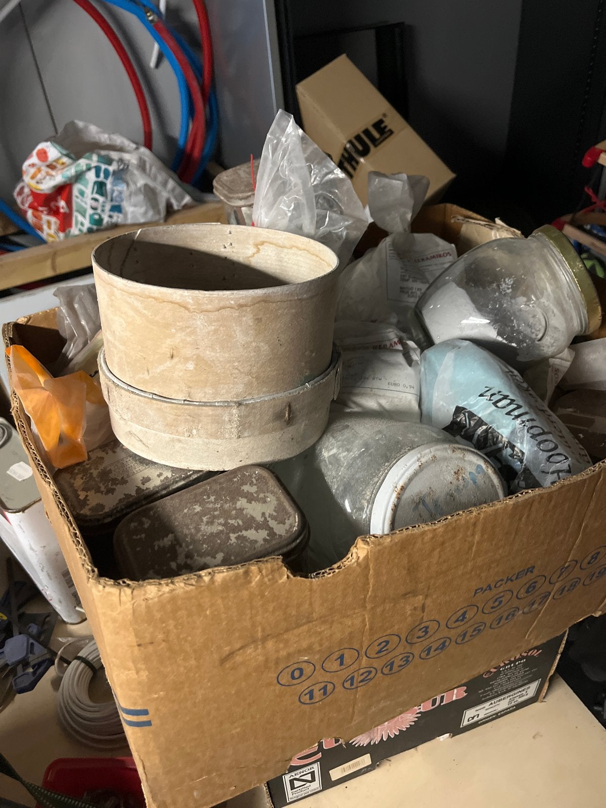 2 x doos glazuur grondstoffen gratis, Ophalen