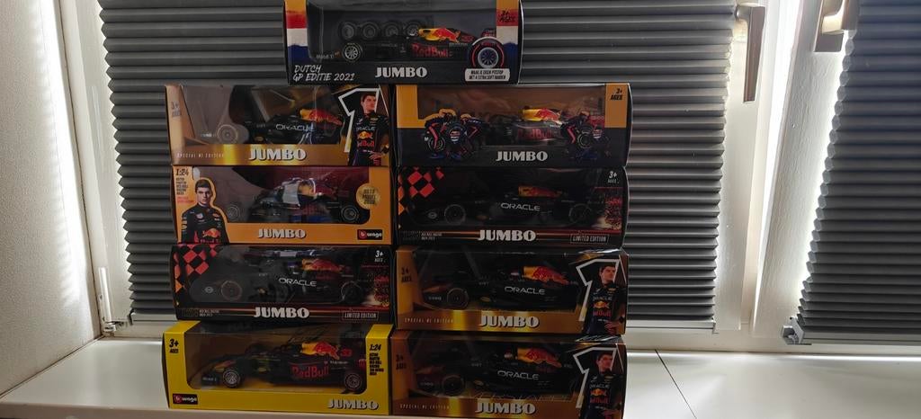Max Verstappen Jumbo auto's UITVERKOOP, Verzamelen, Ophalen of Verzenden, Zo goed als nieuw, Formule 1