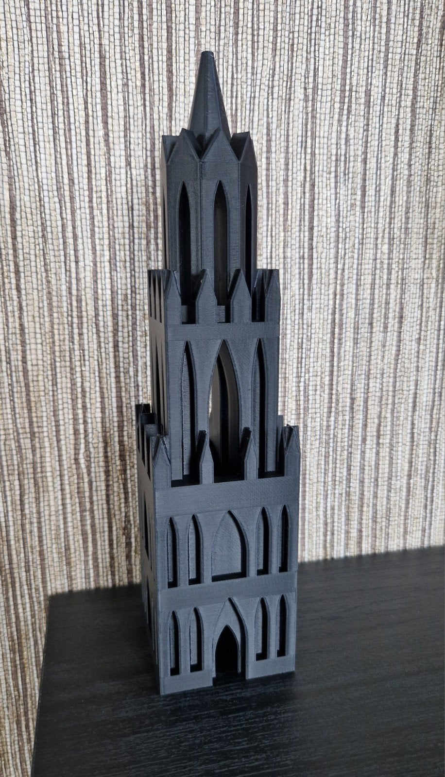 Prachtige 3D Domtoren van Utrecht, Ophalen of Verzenden, Beeld, 20 - 50 cm, Zwart