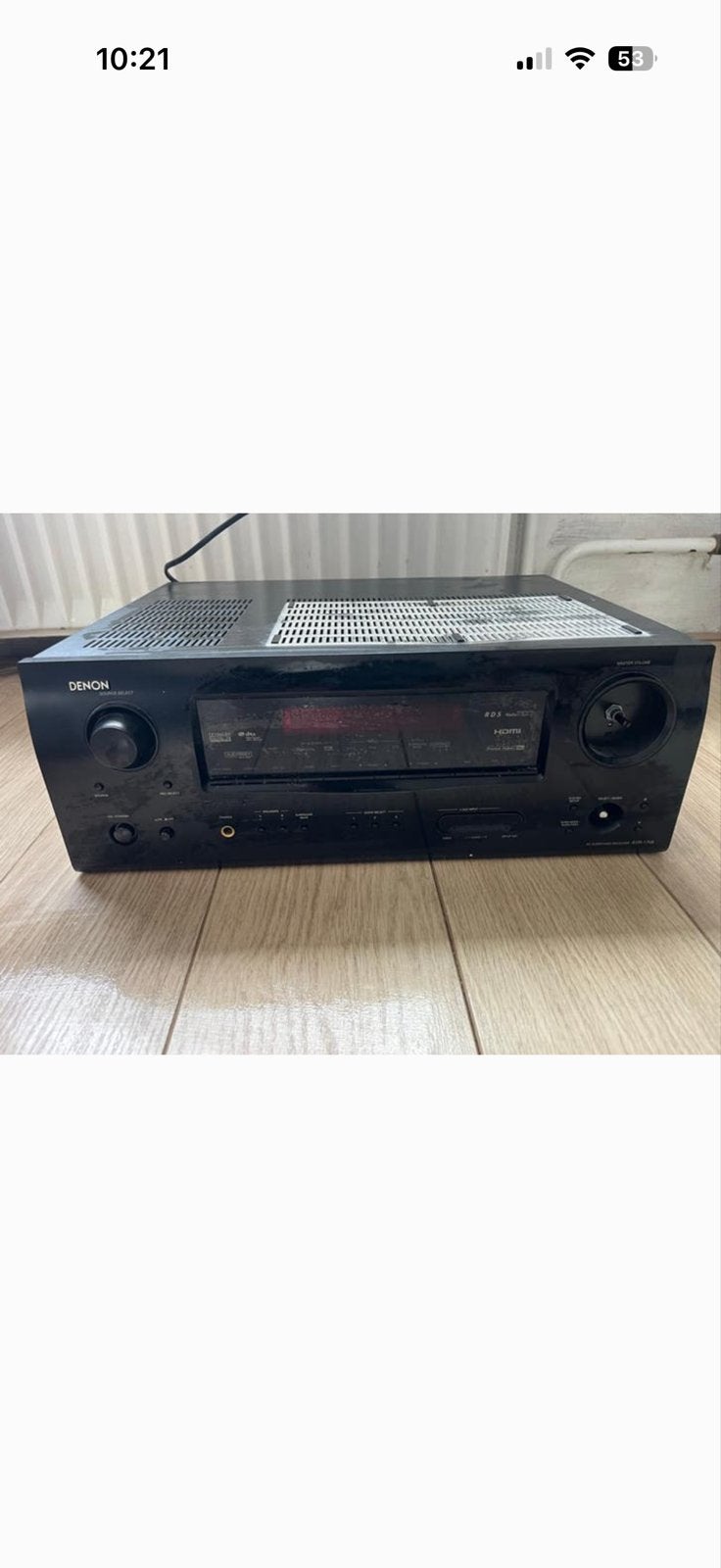 Denon AV Receiver - Zwart, Goede Staat, Denon, Ophalen of Verzenden, 120 watt of meer, Gebruikt