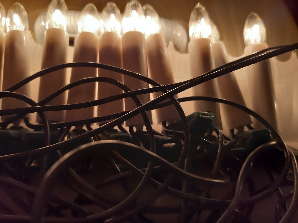 ZGAN Kerstverlichting. (16 dlg met knijpers), Verzenden, Zo goed als nieuw