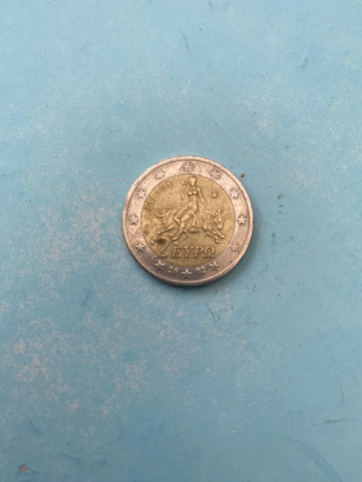 2 Euro munt Griekenland 2002, Ophalen of Verzenden, Griekenland, 2 euro, Losse munt