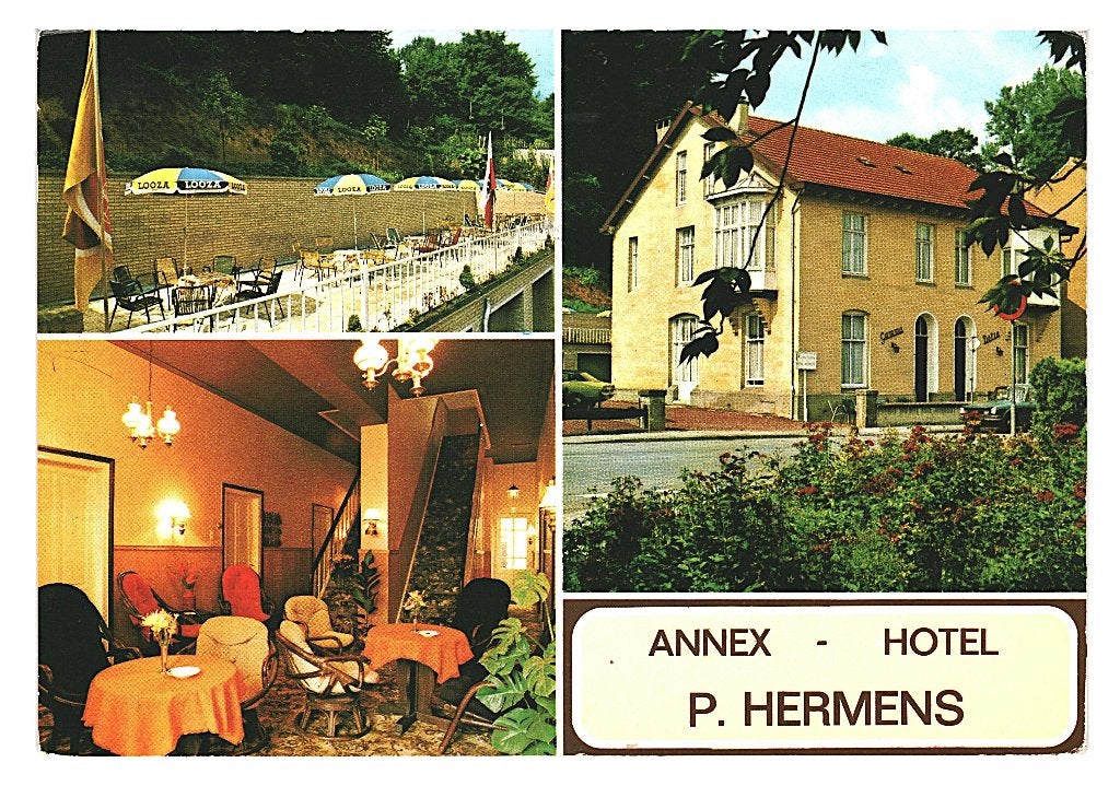 37109 Valkenburg Hotel P Hermens Gelopen met postzegel