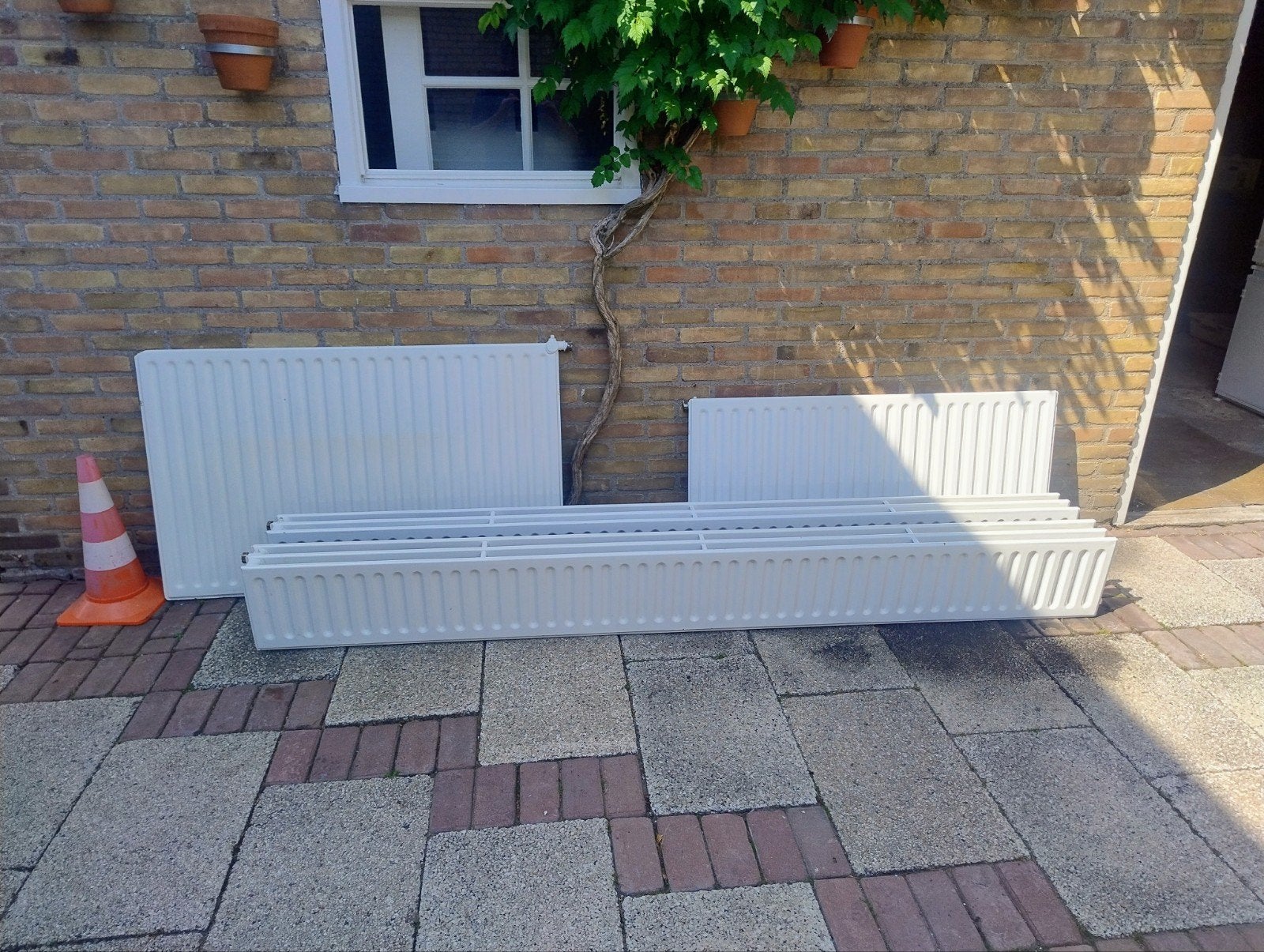 4x Radiator CV Radiatoren, Ophalen, 30 tot 80 cm, Gebruikt, Radiator