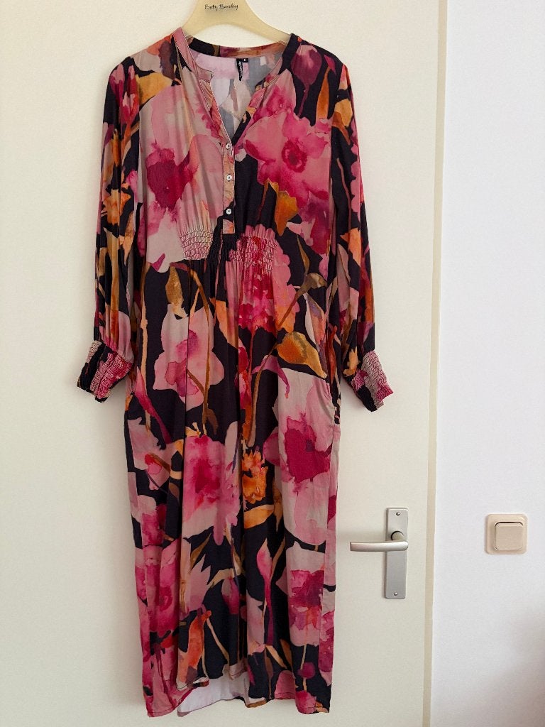 te koop:Mooie bloemige jurk van Soulmate maat M, Maat 38/40 (M), Ophalen of Verzenden, Onder de knie, Soulmate