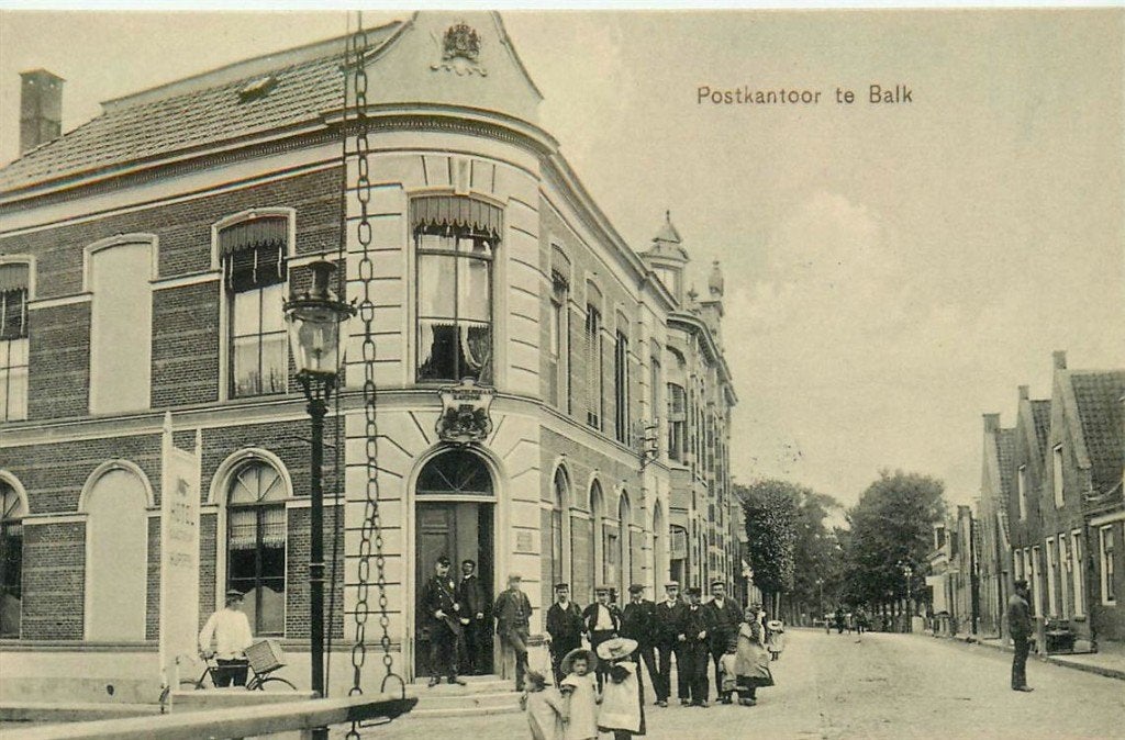702-021-031 Balk  Postkantoor, Verzenden, Voor 1920, Friesland