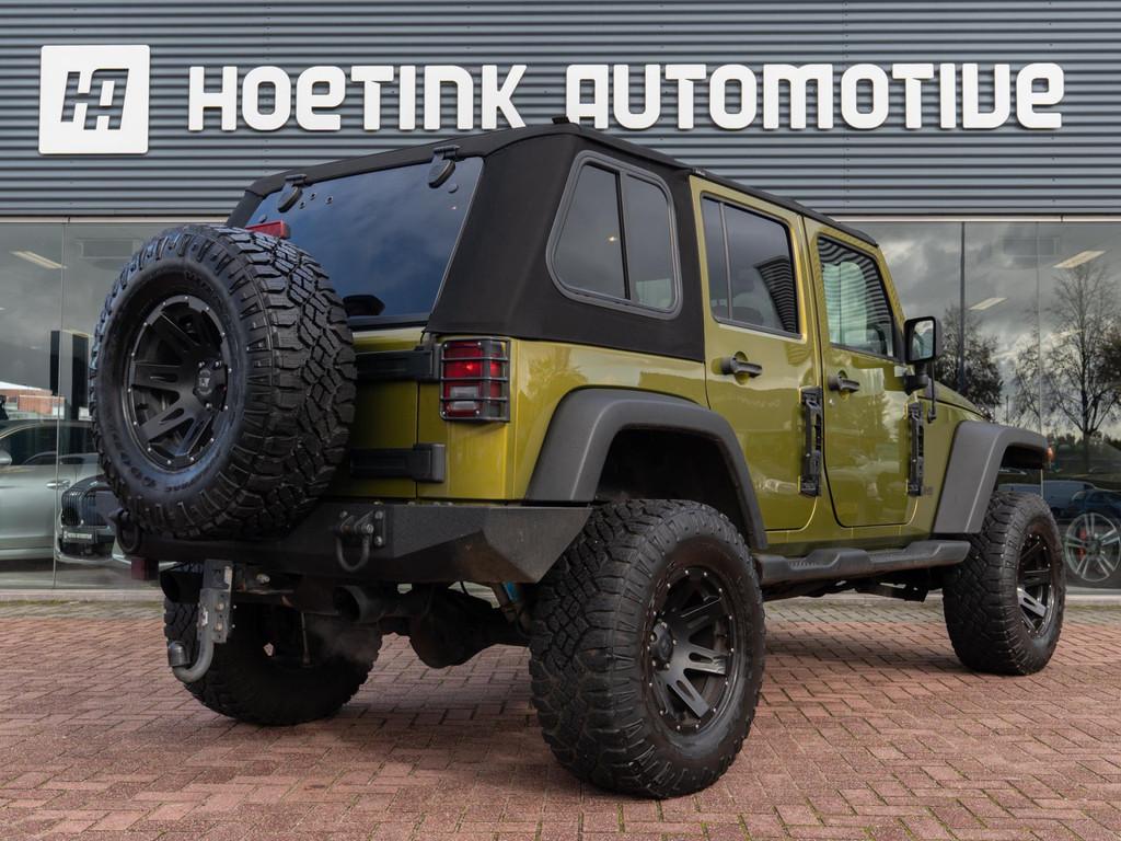 Jeep Wrangler Unlimited 3.8 Sport | Trekhaak | Cruise | Lier, Auto's, Gebruikt, 1836 kg, 907 kg, Cabriolet