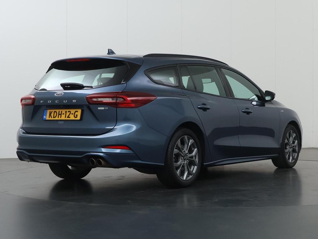Ford Focus Wagon 1.0 EcoBoost Hybrid ST Line | Parkeercamera, Auto's, Gebruikt, 1404 kg, Blauw, 3 cilinders