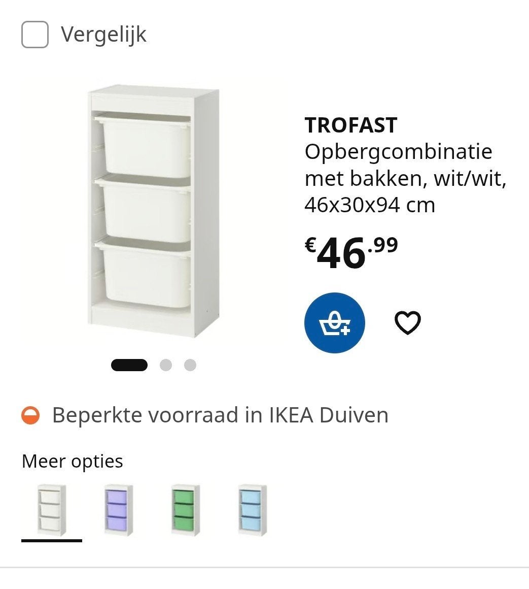 2x IKEA Trofast kasten (zonder bakken) - Ophalen Veenendaal, Ophalen