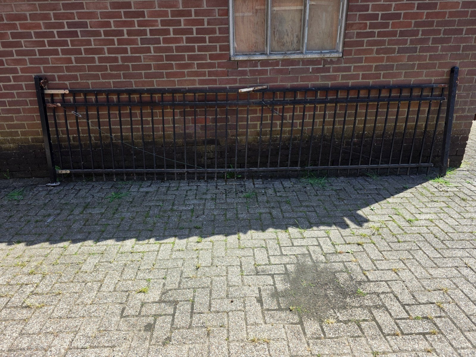 Poort 4.50m breed, ophalen in Zevenaar of omgeving Alkmaar, Tuin en Terras, Tuinhekken en Hekwerk, Met poort, Gebruikt, Ophalen of Verzenden