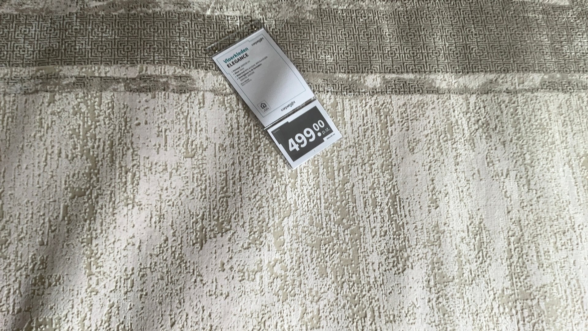 Nieuw Carpetright Elegance vloerkleed 1.60 m bij 2.30 m 275, Ophalen, 150 tot 200 cm, Rechthoekig, Zilver