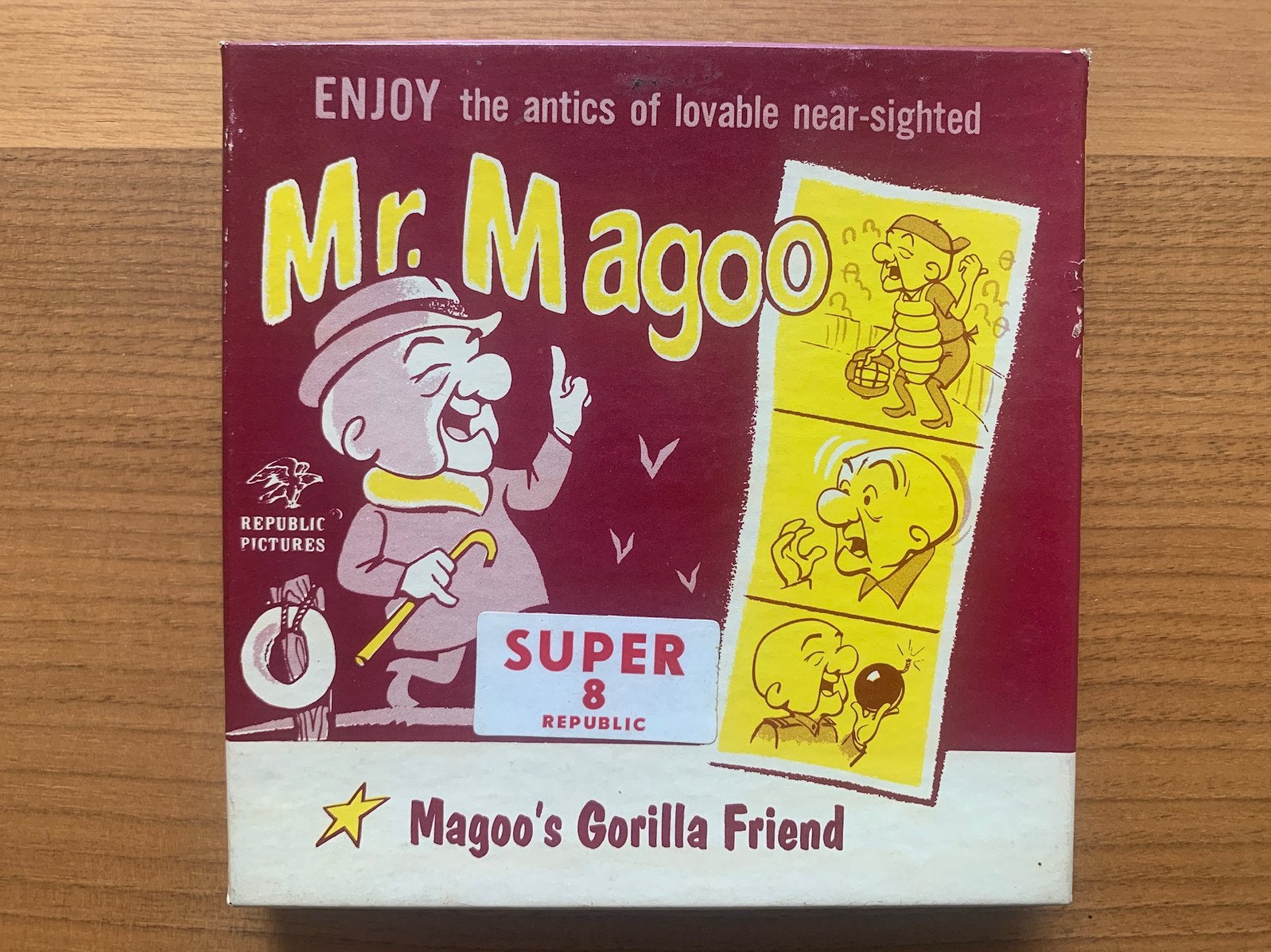 Vintage Mr. Magoo Super 8 film ~ Magoo's Gorilla Friend, Ophalen of Verzenden, 8mm film