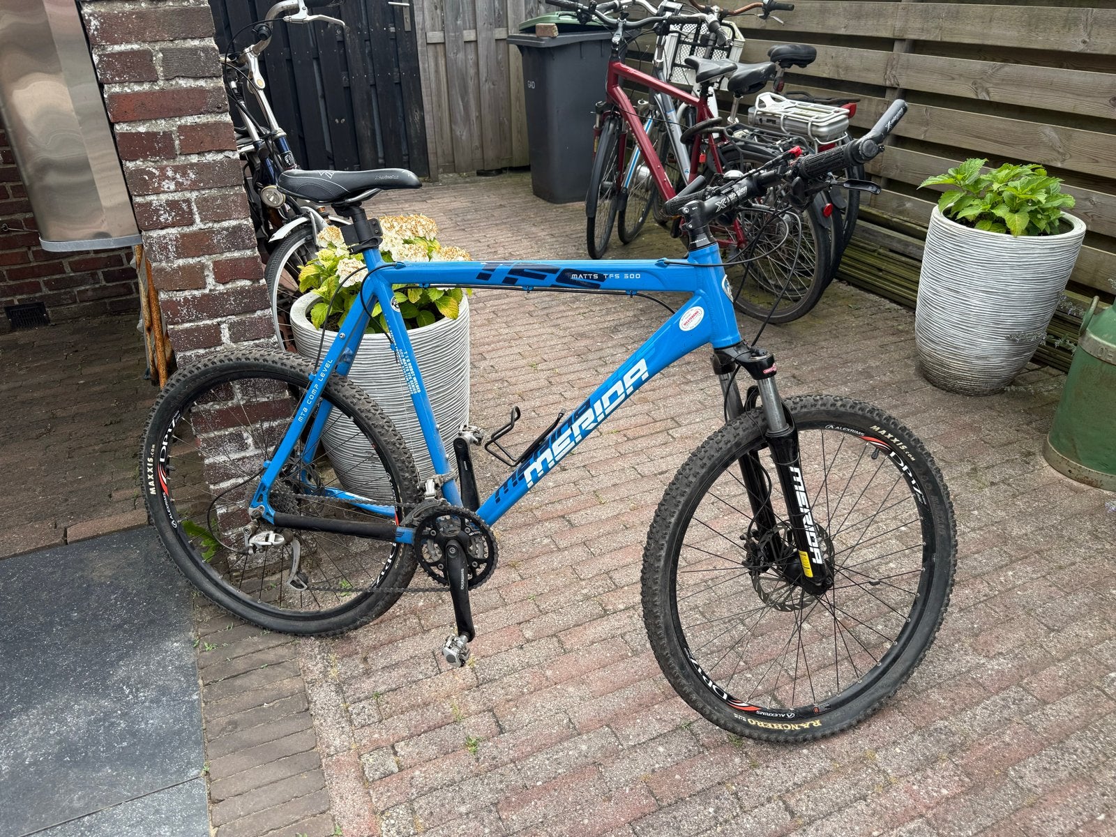 Merida Matts TFS 500 Mountainbike - Blauw, Ophalen, Gebruikt, Hardtail, Heren