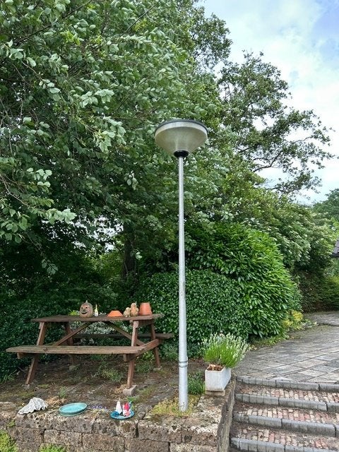 lantaarnpaal, Ophalen, Gebruikt, Staande lamp, Aluminium