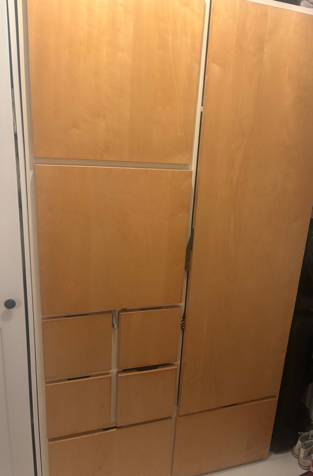 IKEA VISTHUS kast - Ruime en praktische opbergoplossing, Huis en Inrichting, Kasten | Kledingkasten, Ophalen, Gebruikt, 100 tot 150 cm