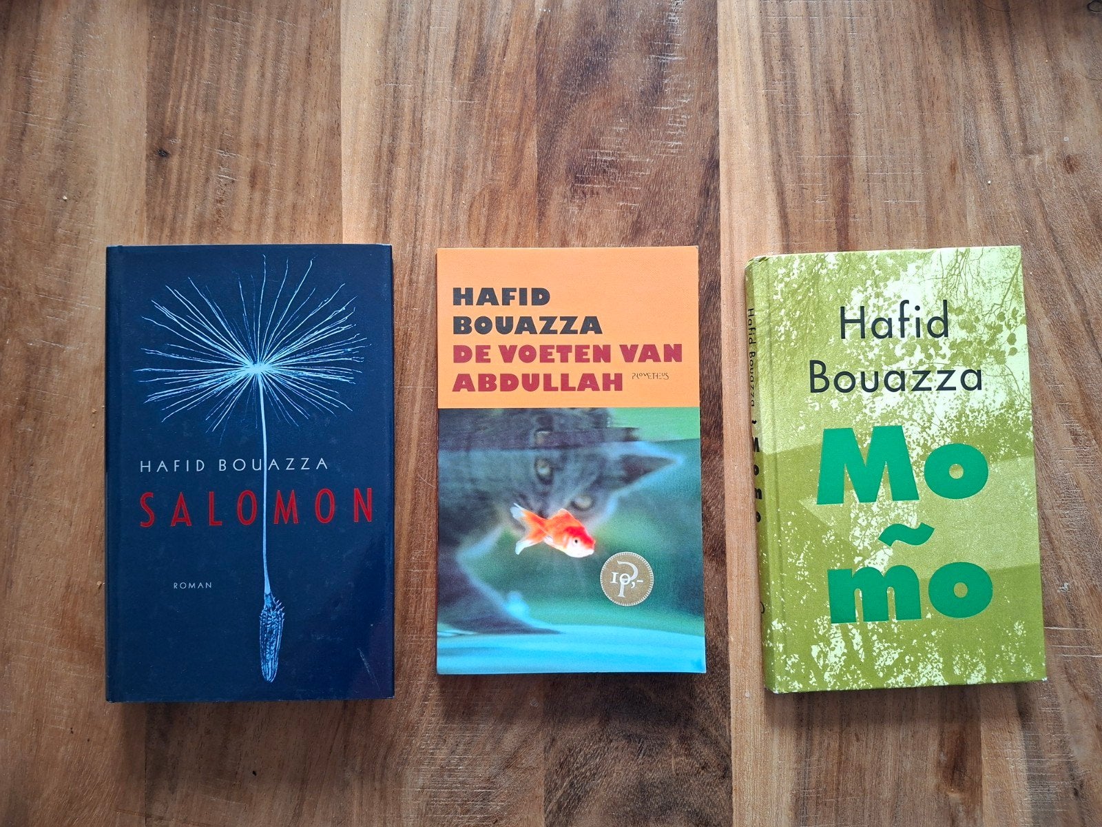 Hafid Bouazza Boeken: Salomon, De Voeten van Abdullah, Momo, Ophalen of Verzenden, Zo goed als nieuw, Hafid Bouazza, Nederland