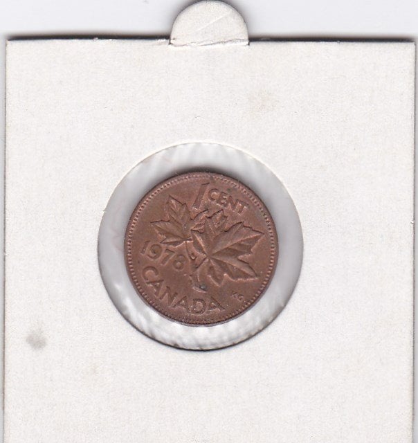 1 cent canada 1978, Ophalen of Verzenden, Noord-Amerika, Losse munt