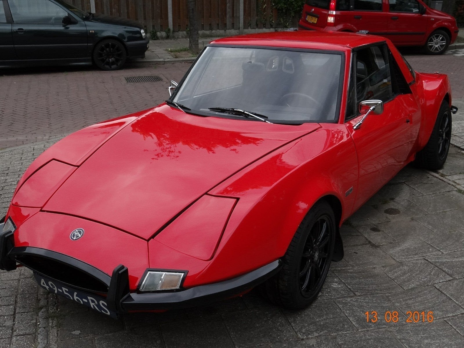 Matra Sports M530a 1.7 LX 1971 Rood, Auto's, Zwart, 4 cilinders, Cabriolet, Overige bekleding