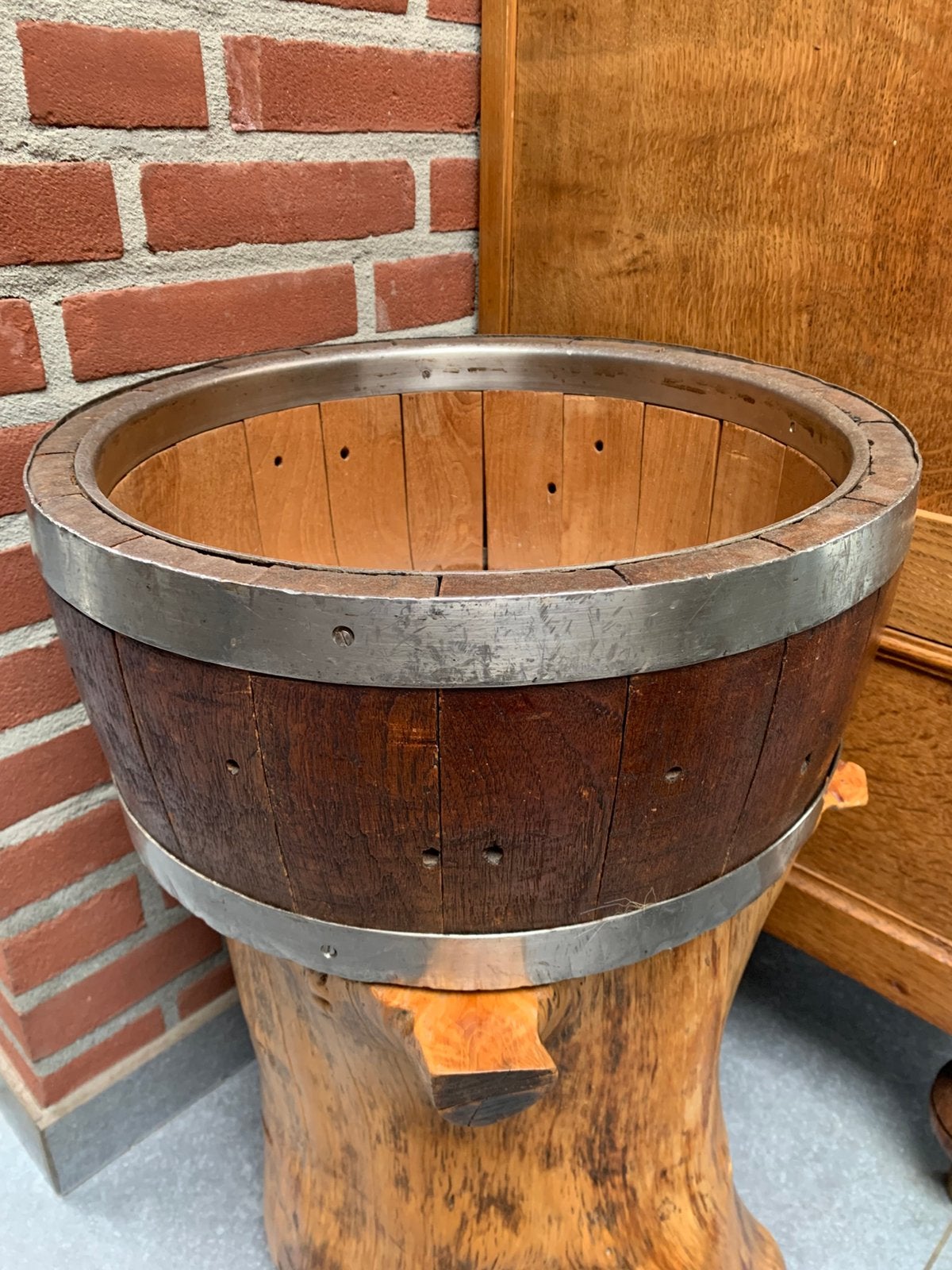 Grote kaasmal, Ophalen of Verzenden, Zo goed als nieuw, Rechthoekig, Hout
