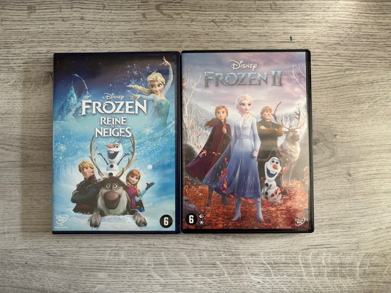 Frozen deel 1 & 2, Alle leeftijden, Ophalen of Verzenden, Zo goed als nieuw, Amerikaans