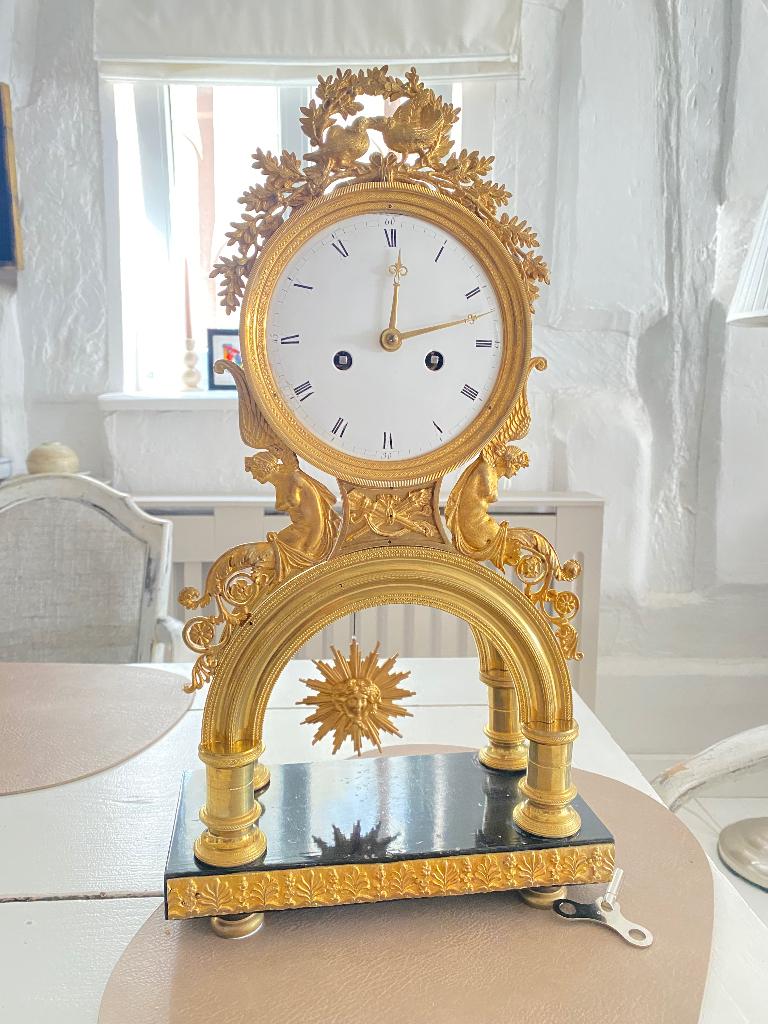 Antieke Louis Seize pendule, Ophalen of Verzenden