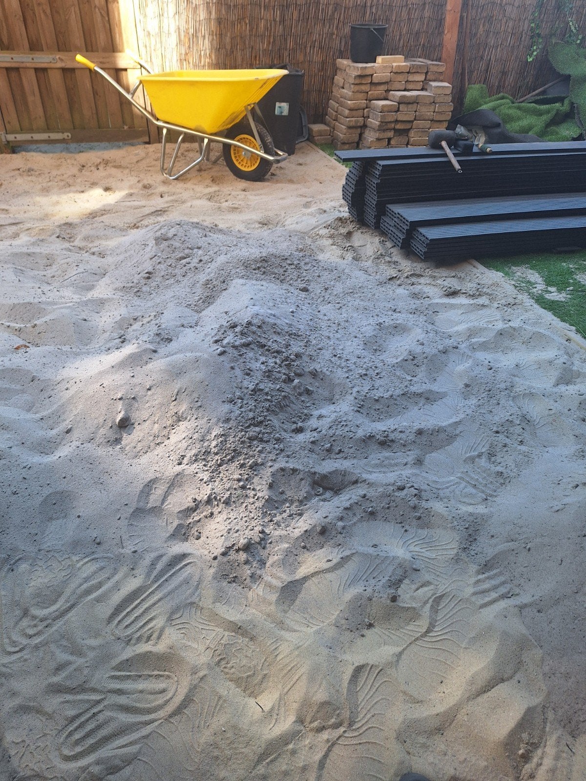 gratis wit zand afhalen - ongeveer 2 kuub, Ophalen of Verzenden, Gebruikt, Ophoogzand