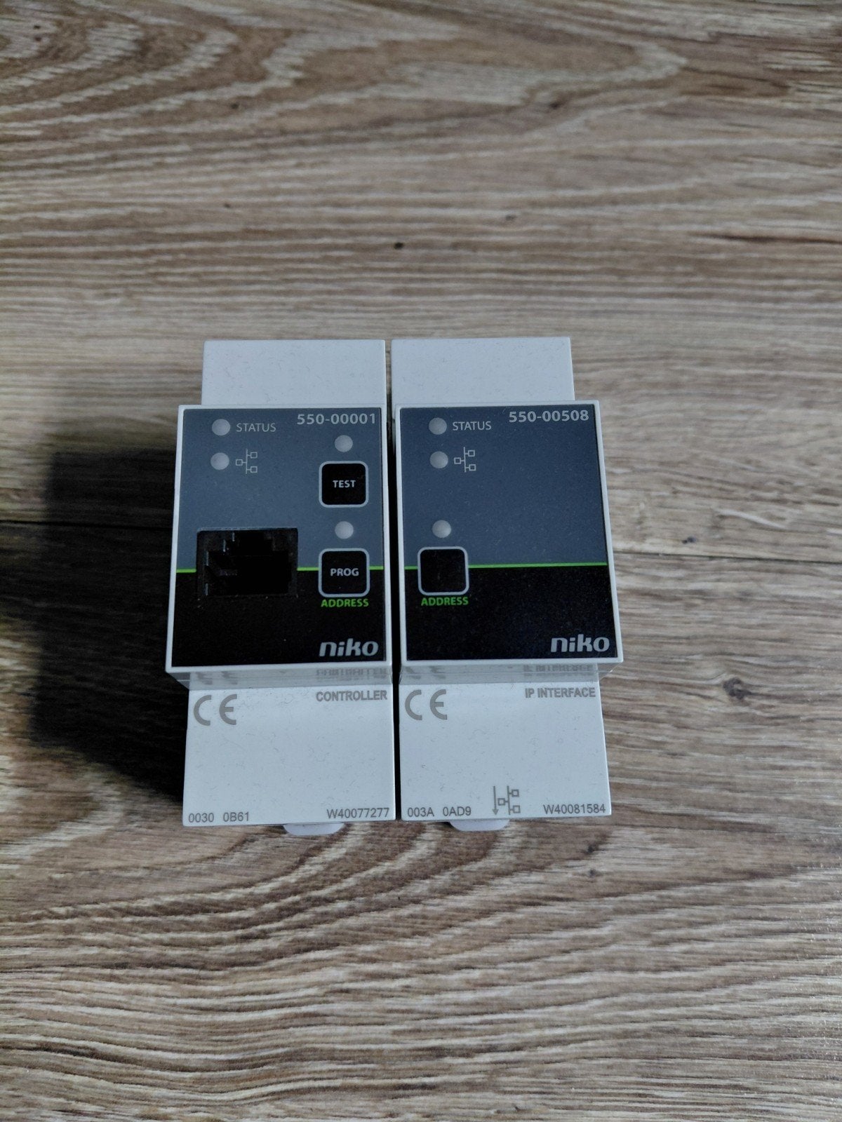Niko Home Control Domotica 550-00001 Controller en 550-00508, Ophalen of Verzenden, Zo goed als nieuw, Overige typen