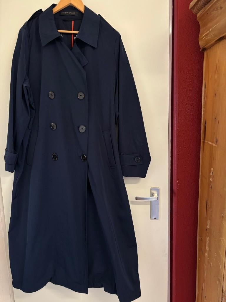 Marina Rinaldi blauw 48/50, Kleding | Dames, Blauw, Nieuw, Ophalen of Verzenden, Jas of Mantel