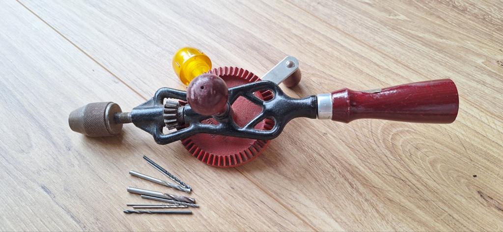 Schröder Handboor met dubbel rondsel, Verzenden, Kolomboormachine