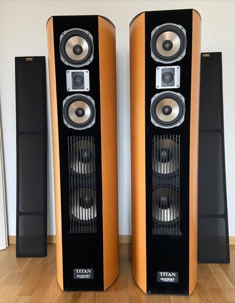 Quadral Aurum Titan --Vlaggenschip van Quadral--, Ophalen of Verzenden, Zo goed als nieuw, Quadral, 120 watt of meer
