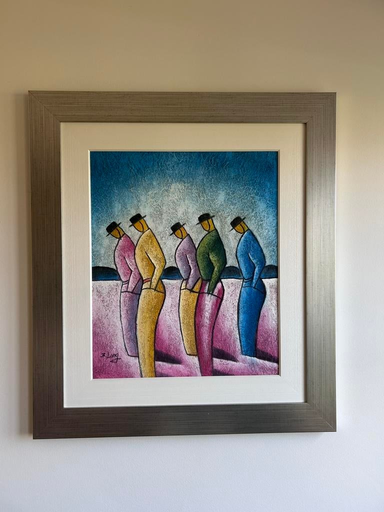 Modern schilderij, Ophalen