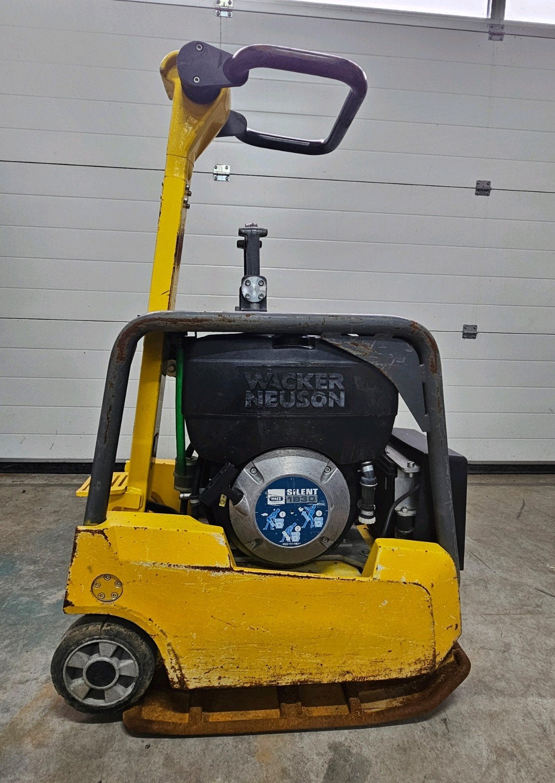 Wacker DPU 3750 Hets Trilplaat omkeerbaar diesel Hatz, Tuin en Terras, Hand-tuingereedschap, Ophalen, Gebruikt