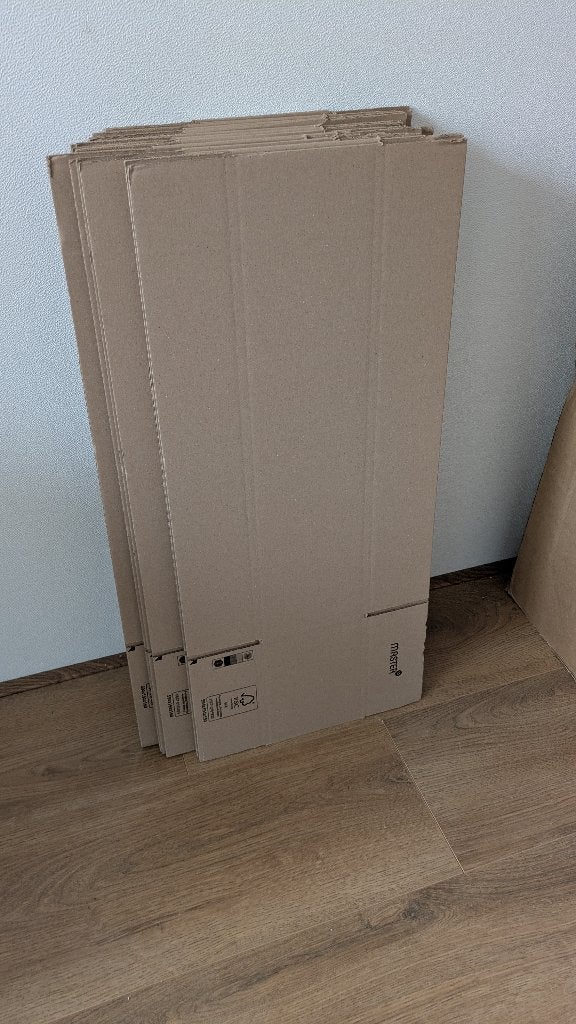 Kartonnen dozen 59x19x15 cm, Doe-het-zelf en Verbouw, Ophalen, Doos, Opvouwbaar, 50 tot 75 cm