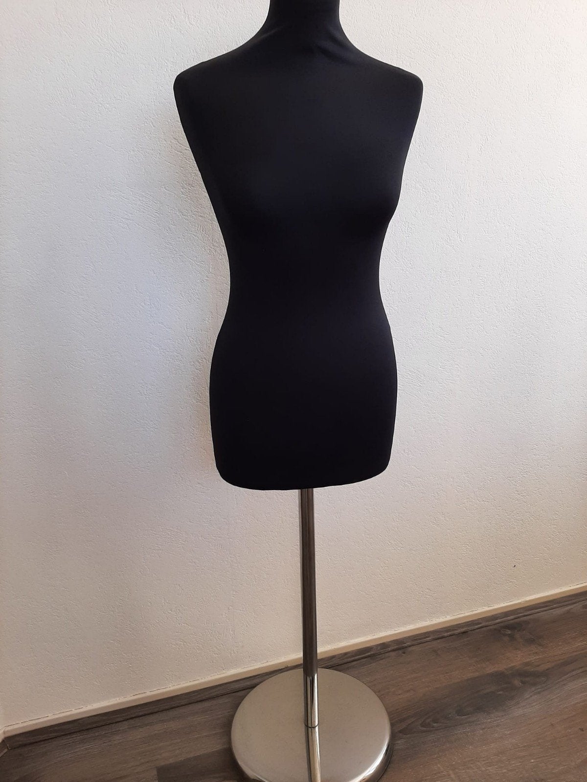 Verstelbaar  dames Etalagepop / Buste/ Torso- Zwart, Ophalen, Gebruikt