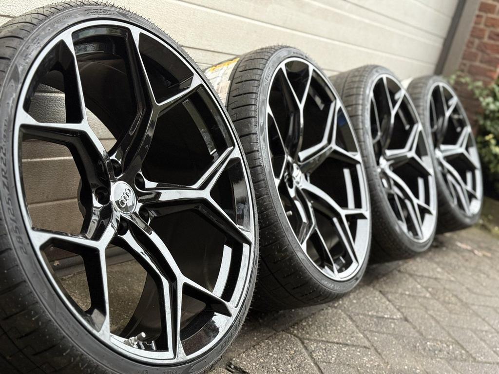 22 " Audi RS6 C7 C8 RS7 C7 C8 A8 S8 D4 velgen Pirelli banden, Auto-onderdelen, -, 285 mm, -, Banden en Velgen