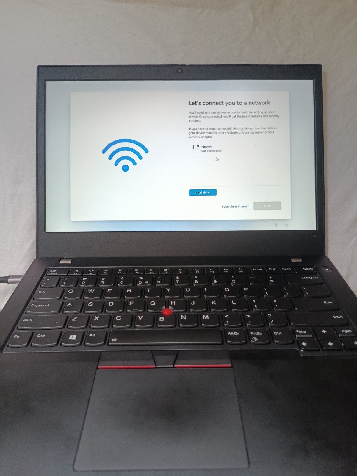Lenovo ThinkPad L14 Gen 1 – i5 10e gen – 8GB/256GB SSD, 256 GB, 2 tot 3 Ghz, Qwerty, 8 GB