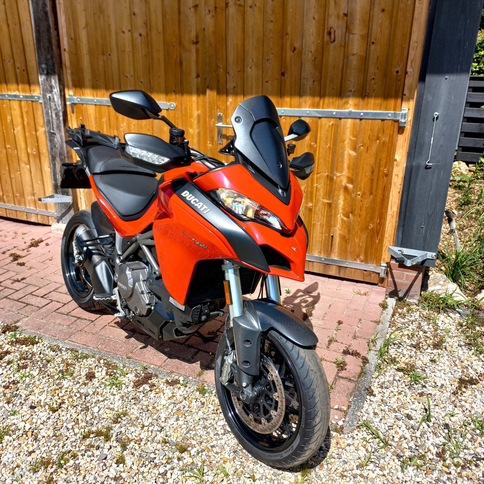 Ducati Multistrada 1260, 2018, 30dkm. Topkoffer, Termignoni., Motoren, Motoren | Ducati, Particulier, 1260 cc, Toermotor, Sportuitlaat