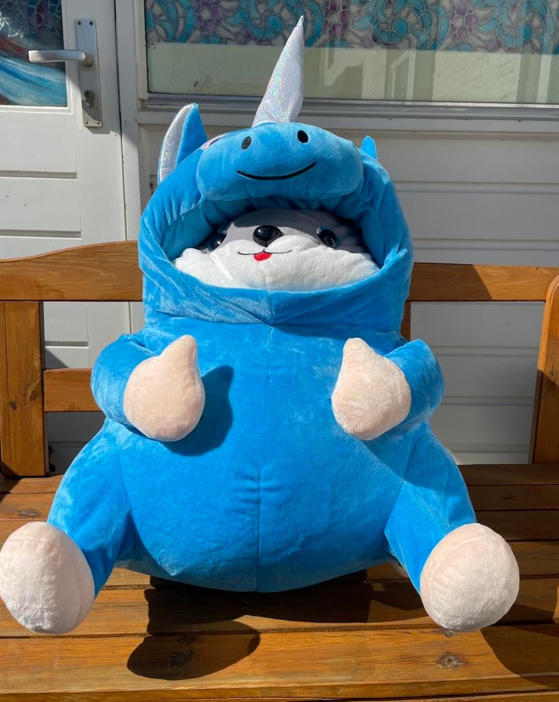 XL Hamster knuffel verkleed als eenhoorn unicorn kostuum pak, Ophalen of Verzenden