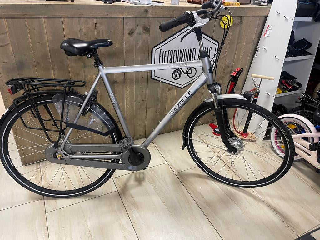 Gazelle paris herenfiets 28 inch 7V framemaat 61 cm, Ophalen, Zo goed als nieuw, Gazelle, Versnellingen