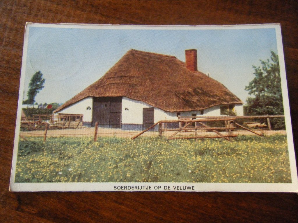 T29 - Veluwe - Boerderij - 1950 - Mooi/Oud, Ophalen of Verzenden, 1940 tot 1960, Gelderland