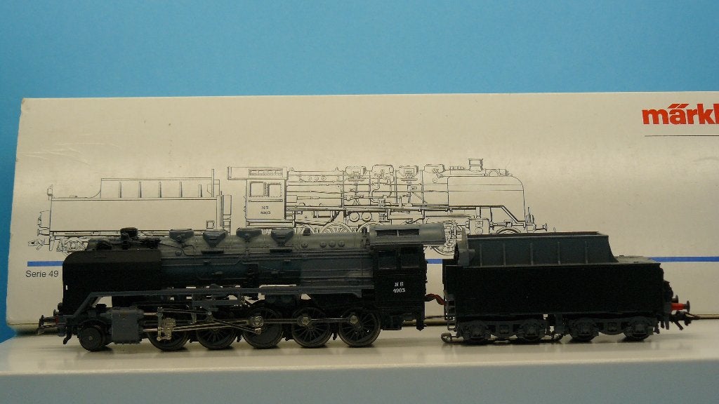 Marklin NS Stoomloc met 6 kolenwagons, Wisselstroom, Gebruikt, Locomotief, Ophalen of Verzenden