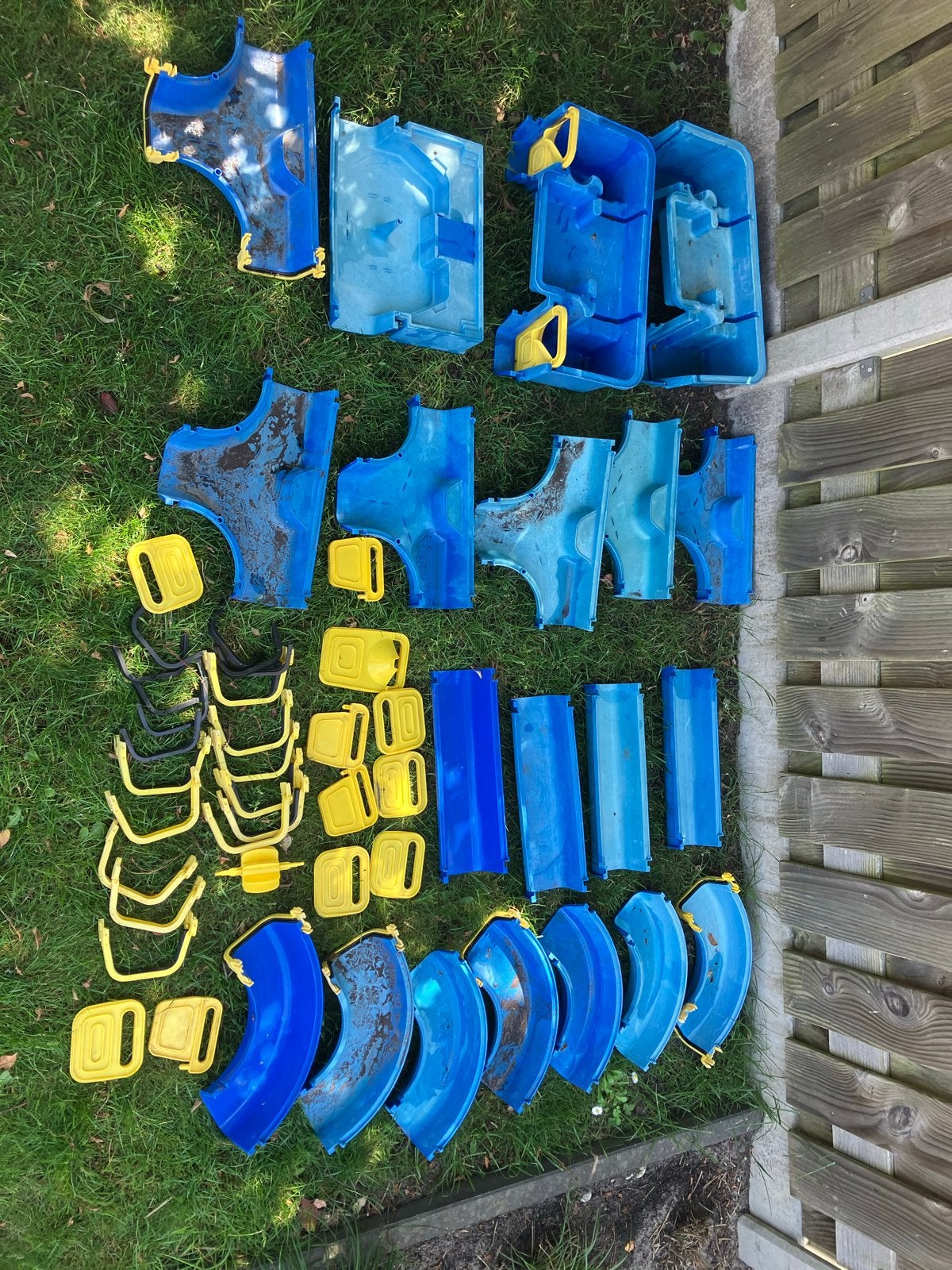 Grote set Aquaplay, Kinderen en Baby's, Speelgoed | Buiten | Los speelgoed, Ophalen, Gebruikt