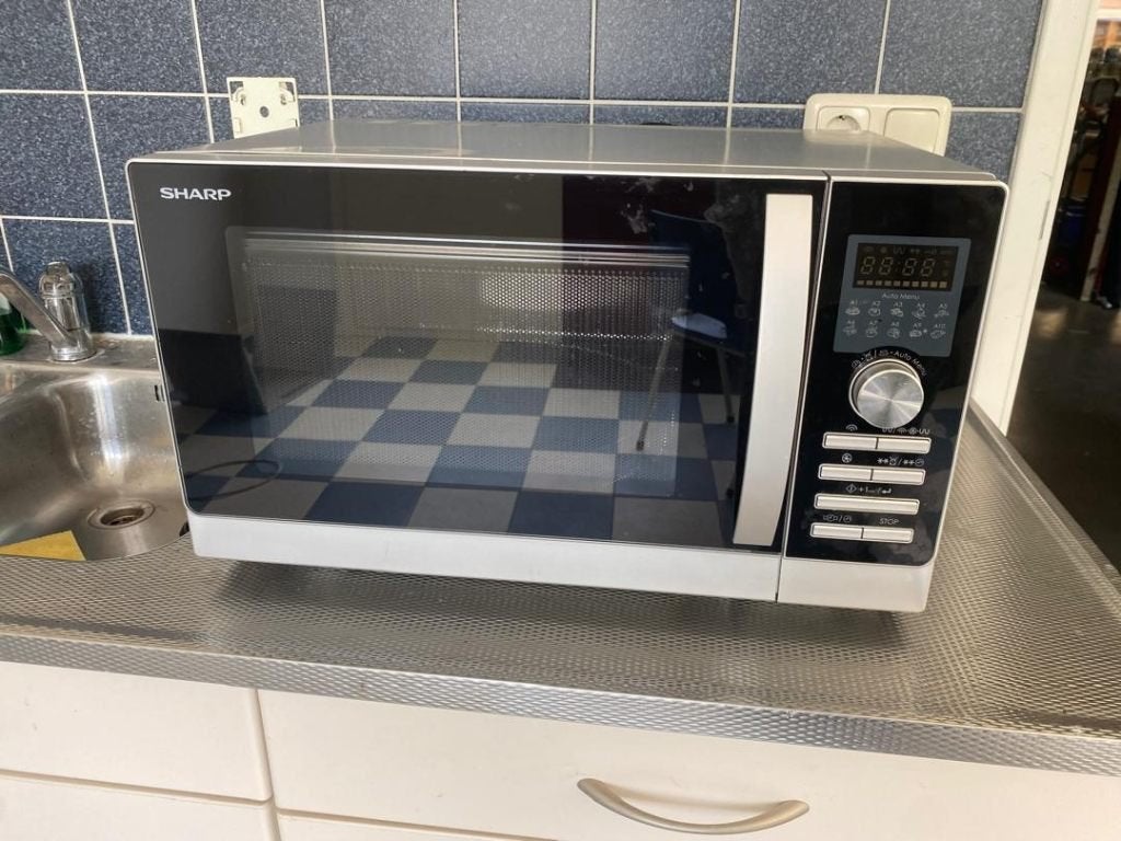 Sharp magnetron grill oven combi, Witgoed en Apparatuur, Magnetrons, Ophalen, Combimagnetron, Gebruikt, Minder dan 45 cm