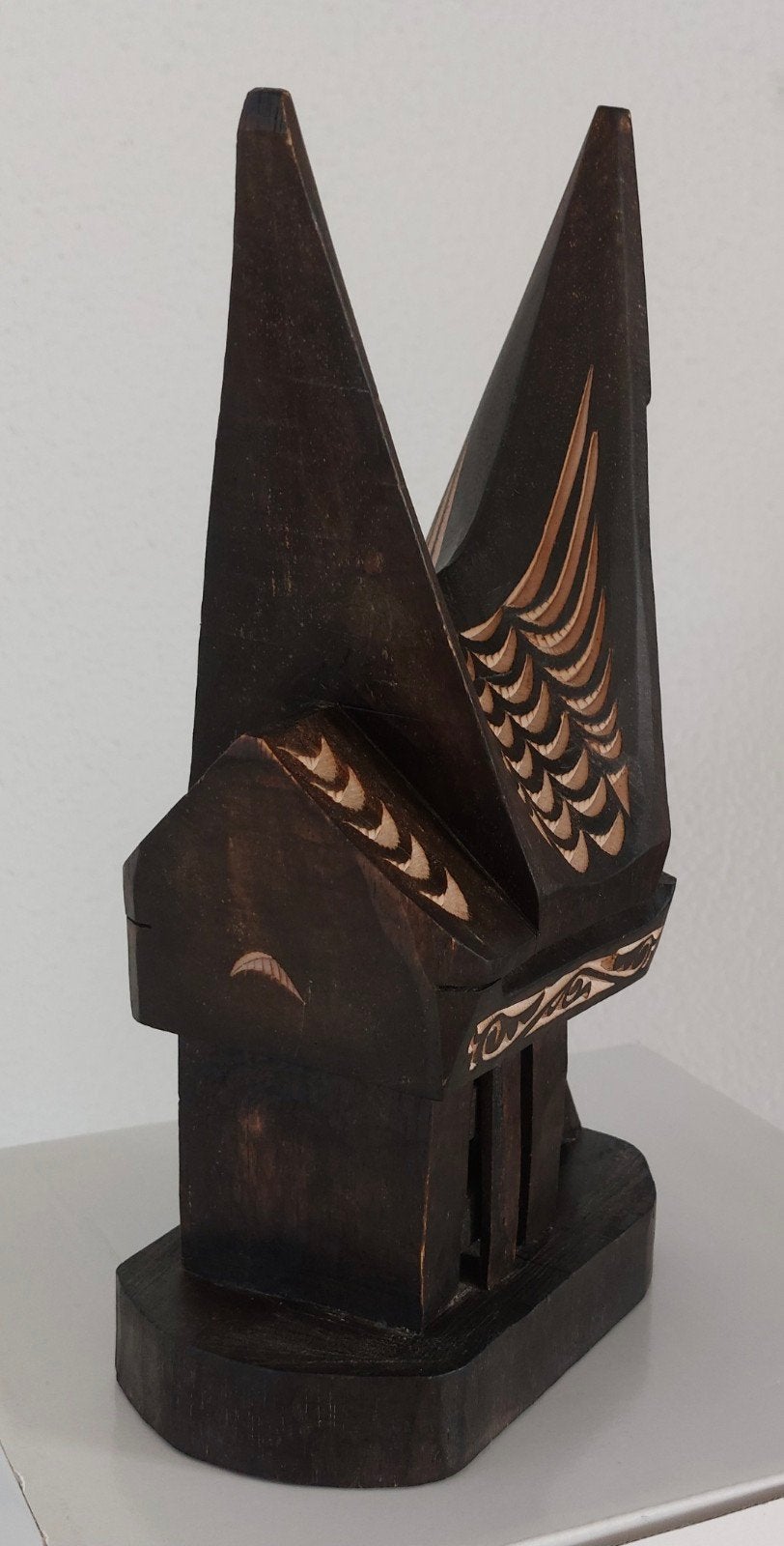 Indonesisch Traditionele huis Houtsnijwerk Voor €35, Ophalen of Verzenden, Hout, Houtsnijwerk
