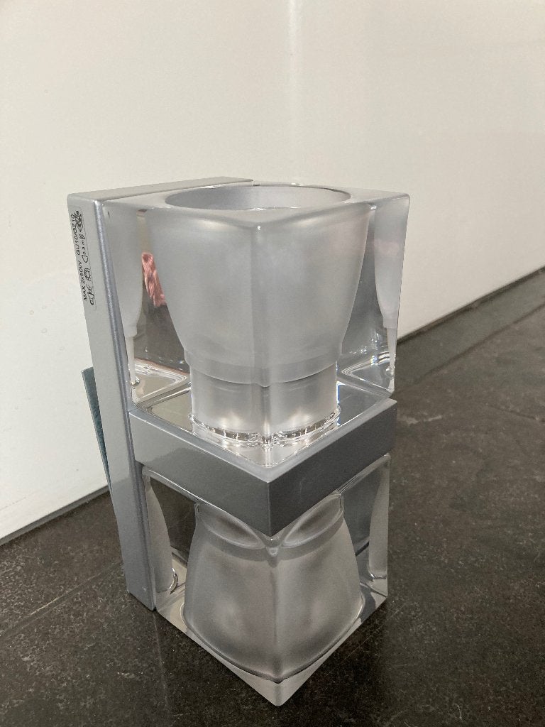 Fabbian design dubbele wandlamp Ice Cube, Indirect licht, Overige fittingen, Ophalen of Verzenden, Zo goed als nieuw