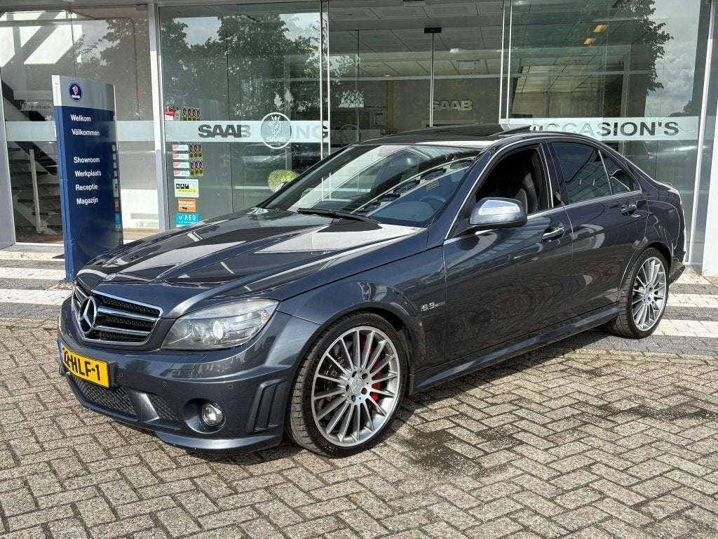 Mercedes-Benz C-Klasse C63 63 AMG (bj 2009, automaat), Auto's, Automaat, Achterwielaandrijving, Gebruikt, Zwart