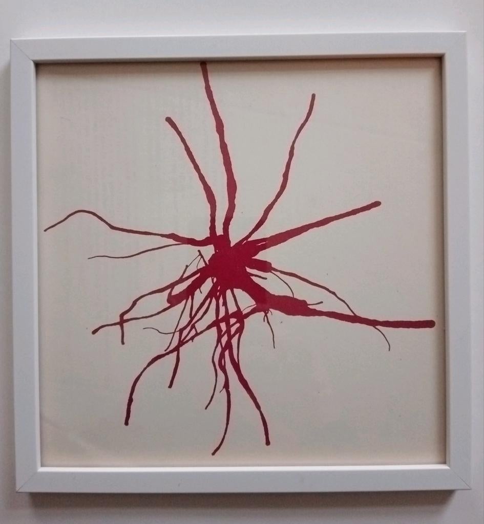 Abstracte prent, Antiek en Kunst, Ophalen of Verzenden